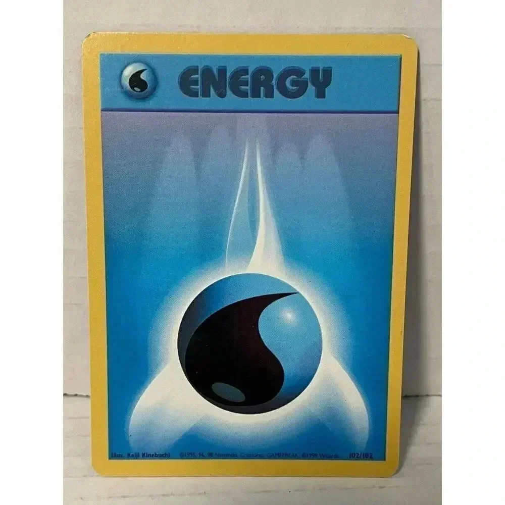 Pokemon Card Water Energy Base Set 102/102 Vintage WOTC